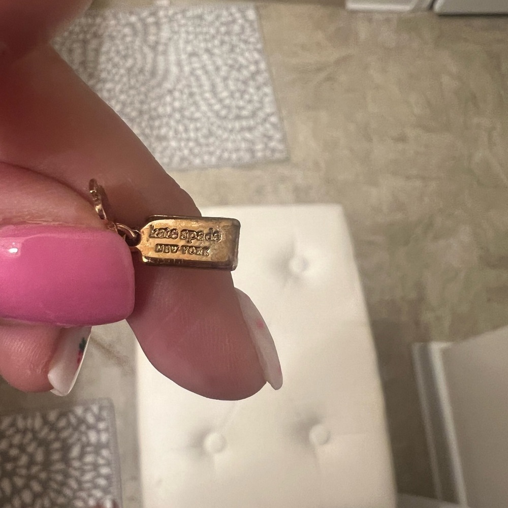 Kate Spade Rose Gold Flaming Necklace - Picture 2 of 2